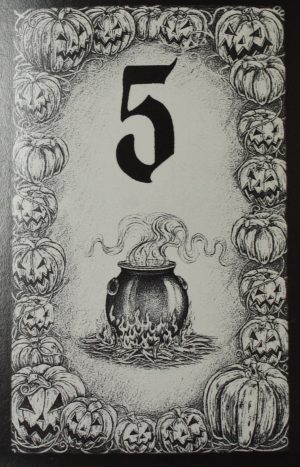 PARTS ONLY - Atmosfear "The Harbingers" Board Game - #24 Duel Card Only