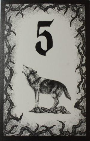 PARTS ONLY - Atmosfear "The Harbingers" Board Game - #25 Duel Card Only