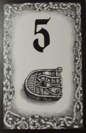 PARTS ONLY - Atmosfear "The Harbingers" Board Game - #26 Duel Card Only