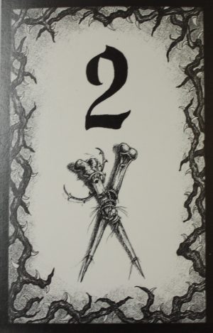 PARTS ONLY - Atmosfear "The Harbingers" Board Game - #5 Duel Card Only