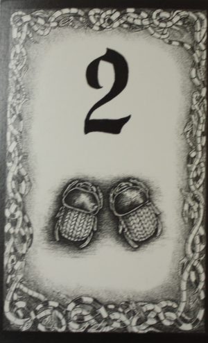 PARTS ONLY - Atmosfear "The Harbingers" Board Game - #6 Duel Card Only