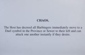 PARTS ONLY - Atmosfear "The Harbingers" Board Game - #29 Fate Card Only
