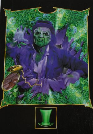 PARTS ONLY -Atmosfear "The Harbingers" Board Game - "Baron Samedi" Character Card