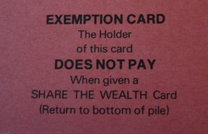 PARTS ONLY -The Game of Life Board Game 1976 New Zealand Version - (7) Exemption Cards