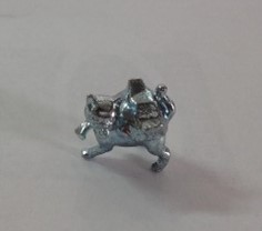 PARTS ONLY - Monopoly Board Game "Cheaters" Edition - Pewter "Hazel The Cat Burglar" Token