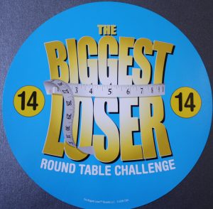 PARTS ONLY - The Biggest Loser Board Game - #14 Round Table Challenge Card
