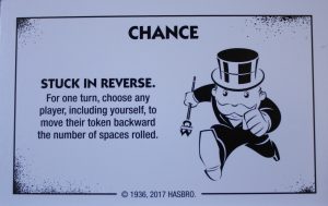 PARTS ONLY - Monopoly Board Game "Cheaters" Edition - (1) Chance Card #2 Only