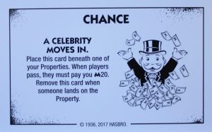 PARTS ONLY - Monopoly Board Game "Cheaters" Edition - (1) Chance Card #7 Only