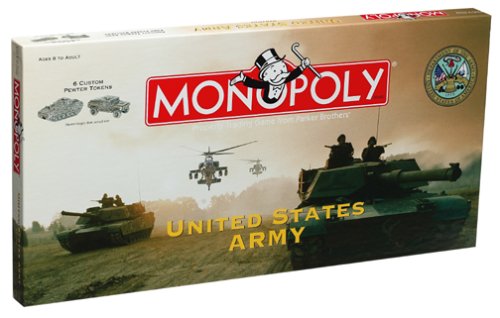Monopoly Board Game U.S. Army Edition