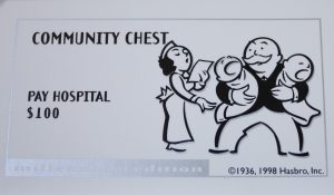 PARTS ONLY - Monopoly Board Game 2000 Millennium Tin Edition - #2 Community Chest Card Only