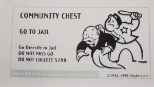 PARTS ONLY - Monopoly Board Game 2000 Millennium Tin Edition - #16 Community Chest Card Only