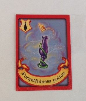 PARTS ONLY - Harry Potter Mystery at Hogwarts Board Game - (1) "Forgetfulness Potion" Card Only