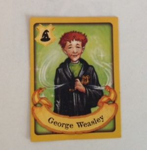 PARTS ONLY - Harry Potter Mystery at Hogwarts Board Game - (1) "George Weasley" Card Only