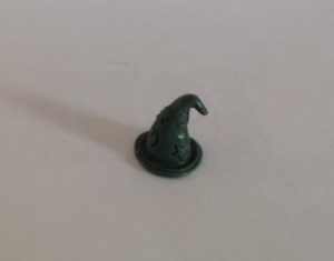 PARTS ONLY - Harry Potter Mystery at Hogwarts Board Game - (1) Green Hat Playing Piece Only