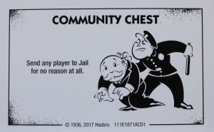 PARTS ONLY - Monopoly Board Game "Cheaters" Edition - Community Chest Card #13 Only