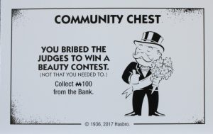 PARTS ONLY - Monopoly Board Game "Cheaters" Edition - (1) Community Chest Card #2 Only