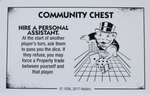 PARTS ONLY - Monopoly Board Game "Cheaters" Edition - (1) Community Chest Card #5 Only