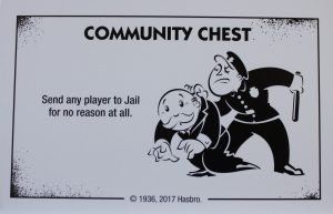 PARTS ONLY - Monopoly Board Game "Cheaters" Edition - (1) Community Chest Card #8 Only