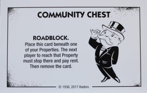 PARTS ONLY - Monopoly Board Game "Cheaters" Edition - Community Chest Card #9