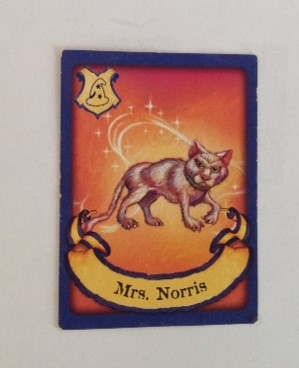 PARTS ONLY - Harry Potter Mystery at Hogwarts Board Game - (1) Mrs Norris Card Only