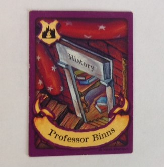 PARTS ONLY - Harry Potter Mystery at Hogwarts Board Game - (1) Professor Binns Card Only