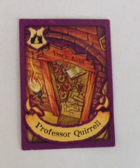 PARTS ONLY - Harry Potter Mystery at Hogwarts Board Game - (1) Professor Quirrell Card Only