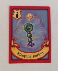 PARTS ONLY - Harry Potter Mystery at Hogwarts Board Game - (1) Sleeping Potion Card Only