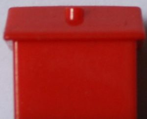 PARTS ONLY -Monopoly Board Game - Red Hotel