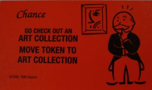 PARTS ONLY - Monopoly 2000 Millennium Board Game - #15 Chance Card Only
