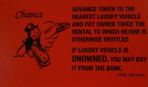 PARTS ONLY - Monopoly 2000 Millennium Board Game - #6 Chance Card Only