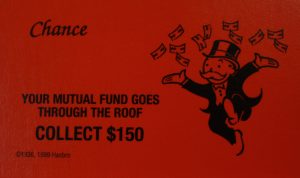 PARTS ONLY - Monopoly 2000 Millennium Board Game - #7 Chance Card Only