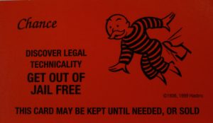 PARTS ONLY - Monopoly 2000 Millennium Board Game - #11 Chance Card Only