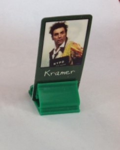 PARTS ONLY - Clue Seinfeld Board Game - (1) Cosmo Kramer Pawn and Stand Only