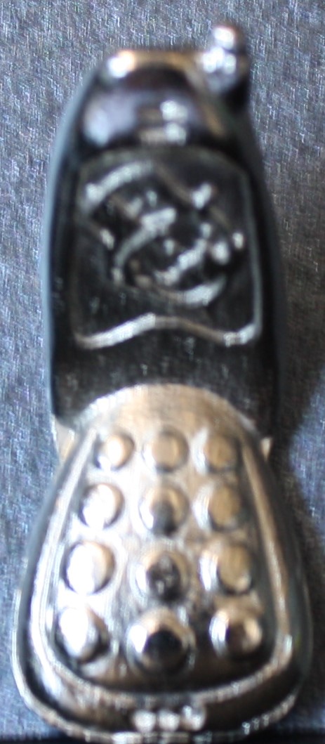 PARTS ONLY - Monopoly Board Game 2000 Millennium Tin Edition - (1) Metal Cell Phone Token Only