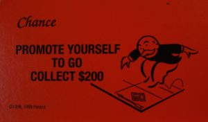 PARTS ONLY - Monopoly 2000 Millennium Board Game - #4 Chance Card Only