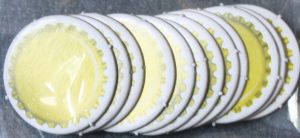 PARTS ONLY -Boganology Board Game Parts - (12) Yellow Bogan Tokens