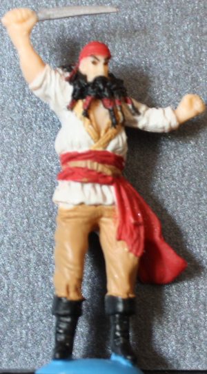 PARTS ONLY -Pirateology Board Game Parts - Plastic "Blackbeard" Playing Piece