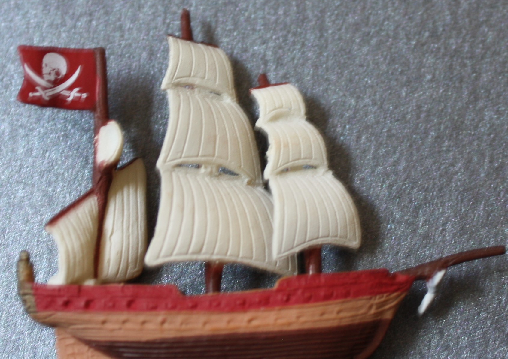 PARTS ONLY -Pirateology Board Game Parts - Plastic "The Bold Adventure" Ship Playing Piece