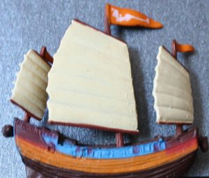 PARTS ONLY -Pirateology Board Game Parts - Plastic Junk Ship Playing Piece