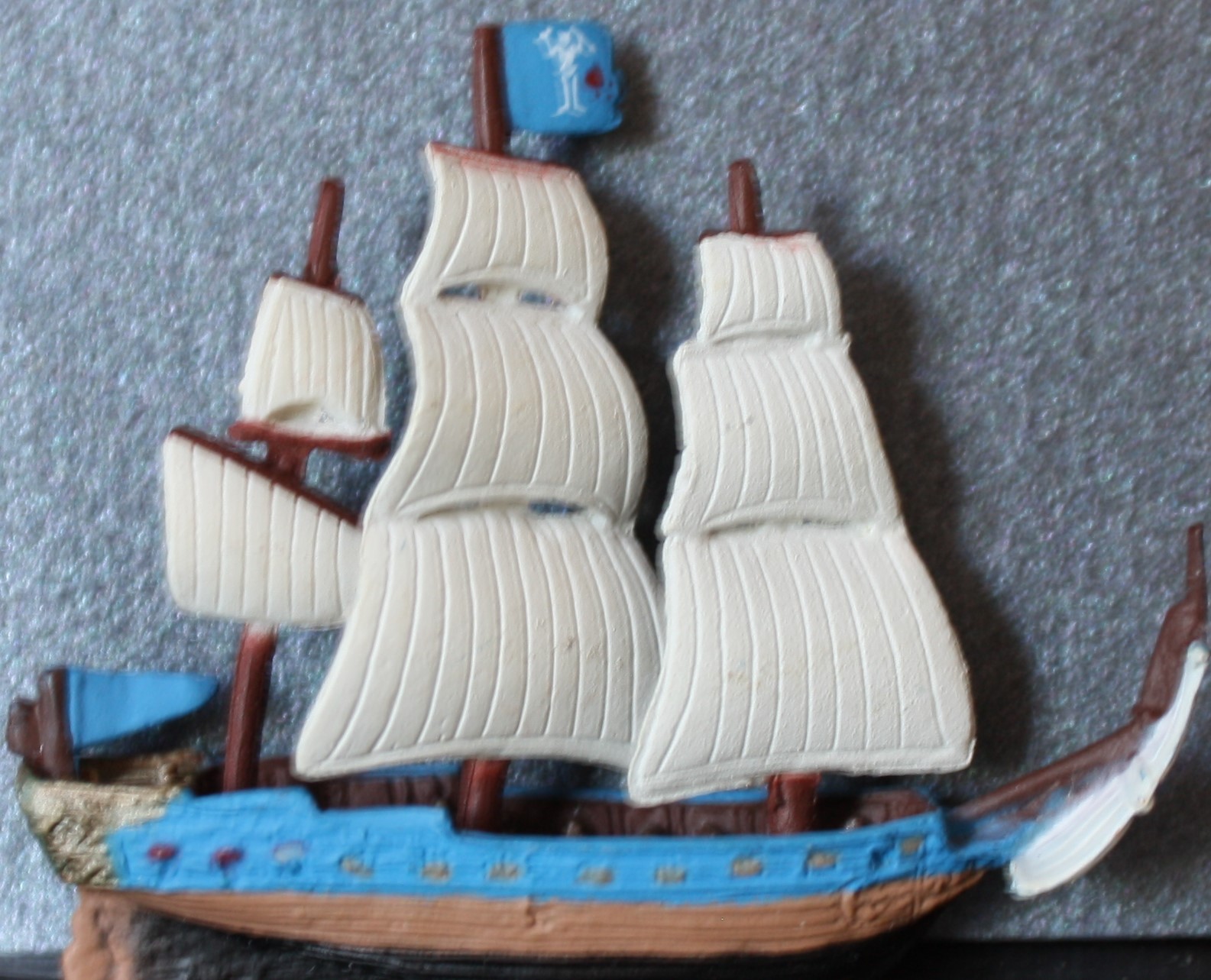 PARTS ONLY -Pirateology Board Game Parts - Plastic "The Queen Anne's Revenge" Ship Playing Piece