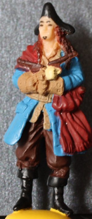PARTS ONLY -Pirateology Board Game Parts - Plastic "Jack Rackham" Playing Piece