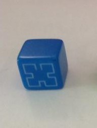 PARTS ONLY -Pictionary Board Game - (1) Blue Cube