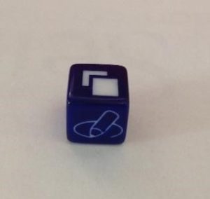 PARTS ONLY -Pictionary Board Game - (1) Specialty Challenge Die