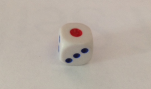 PARTS ONLY -Pictionary Board Game - (1) Specialty Spot Die