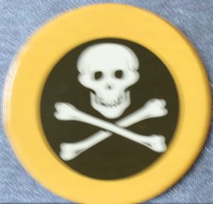 PARTS ONLY - Pirateology Board Game Parts - (1) Yellow Land Marker Only