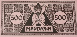 PARTS ONLY - Mandarin Board Game - (10) Pack $500 Money Only