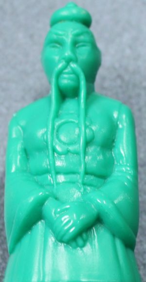 PARTS ONLY - Mandarin Board Game - (1) Green Mandarin Figure Only