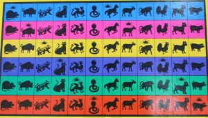 PARTS ONLY - Mandarin Board Game - (1) Tile Collection Card Only