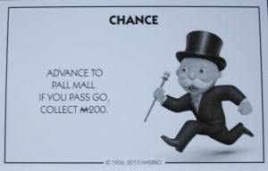 PARTS ONLY - Monopoly Board Game Hasbro 2013 Version - #9 Chance Card Only