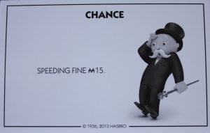 PARTS ONLY - Monopoly Board Game Hasbro 2013 Version - #5 Chance Card Only